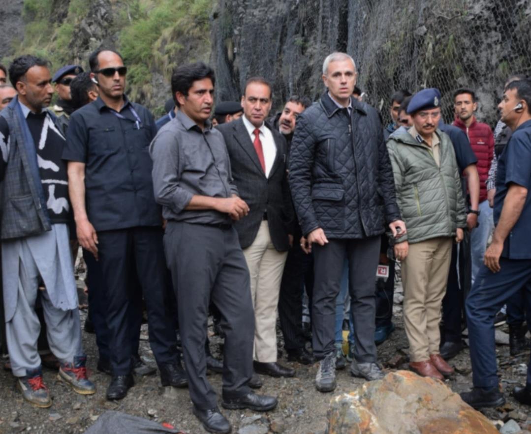 CM Omar Abdullah visits worse-hit areas in Ramban, assures comprehensive relief measures