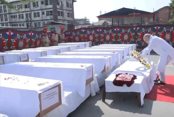 Amit Shah, Manoj Sinha, Omar Pay Tributes To Tourists Killed In Pahalgam