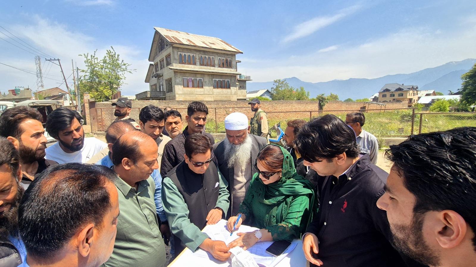 Tanvir Sadiq tours Zadibal Assembly segment