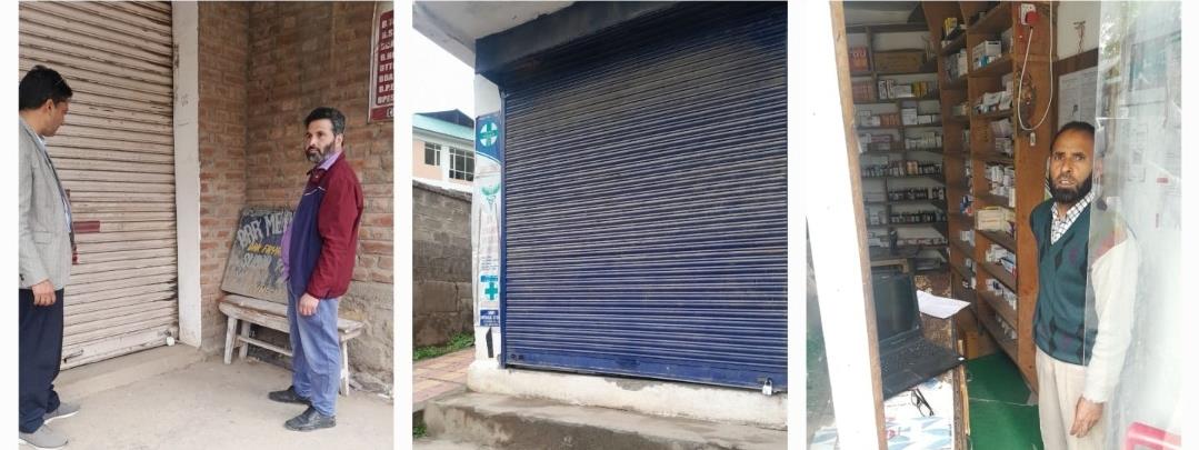 Operation of 03 Medical stores suspended for violating conditions of licences at Kulgam