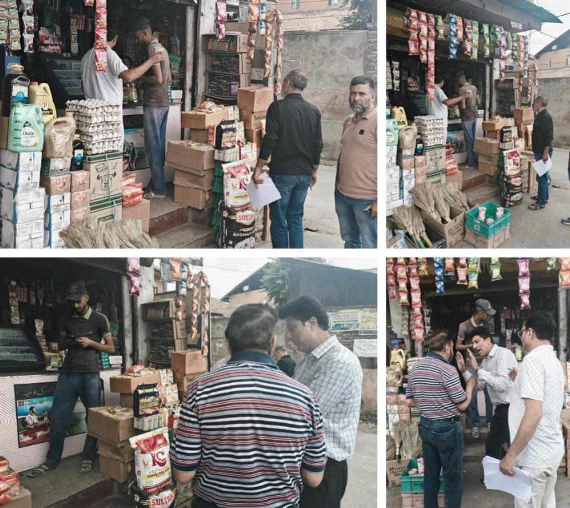 Food Safety Team Inspects Markets for Proper Storage Practices