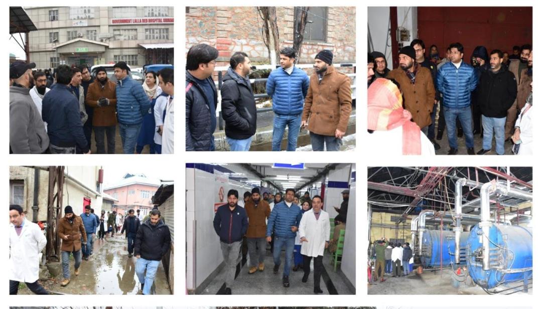 District & Municipal Administration Srinagar Conduct Joint Inspection to Review Weather Preparedness