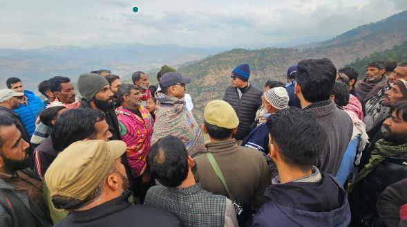 Minister Javed Ahmed Rana Visits Border Villages of Mendhar, Reviews Development Works