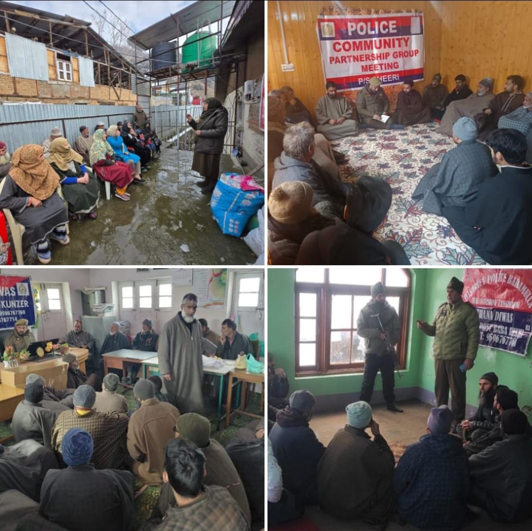 Baramulla Police holds 30 outreach programmes, public flags basic amenities issues
