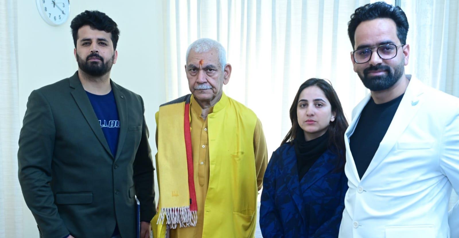 LG Sinha Meets Save Youth Save Future Foundation Team