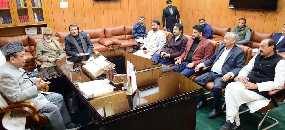 Speaker JKLA chairs All Party, Business Advisory Committee meeting at Jammu