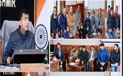 Div Com reviews Status of UEED Development Projects in Srinagar