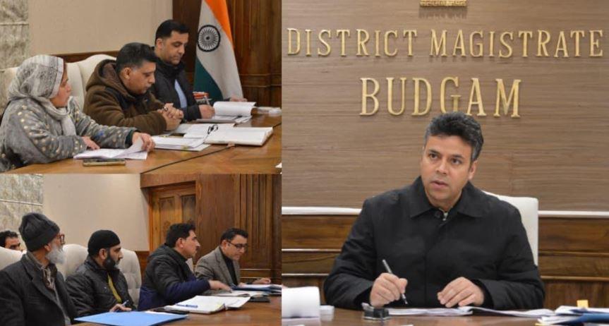 DC Budgam reviews progress under Mission YUVA