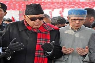 Dr. Farooq, Omar Abdullah greets people on Shab-e-Baraat