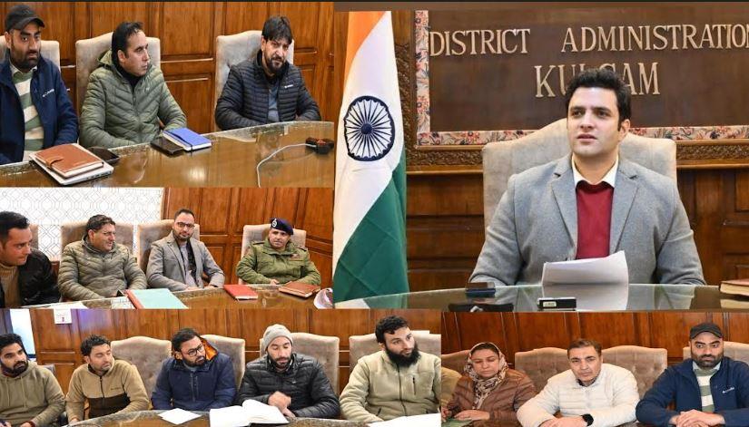 DC Kulgam reviews arrangements for Mahashivratri Celebrations
