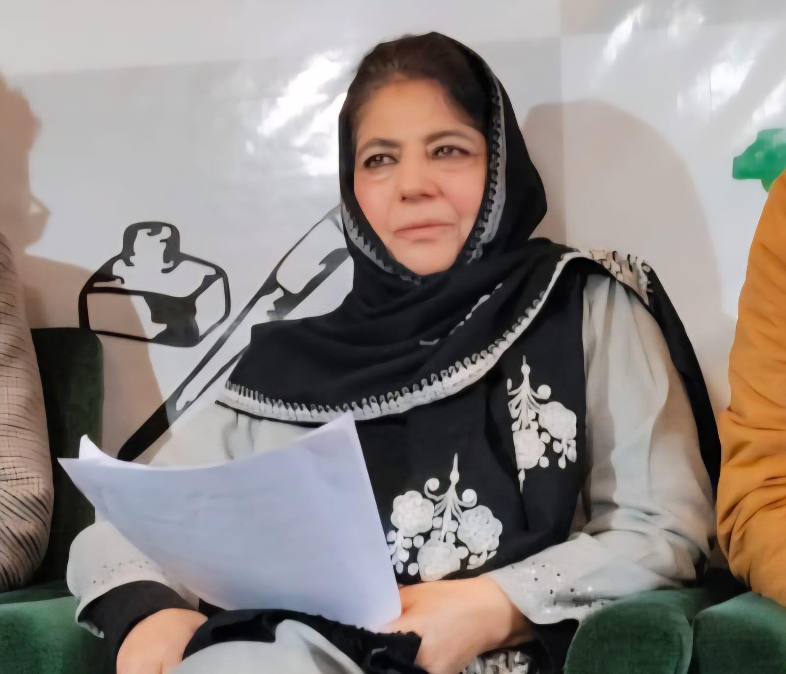 Mehbooba Mufti Pitches 'Fruit Corridor' As Alternative To Rail Projects