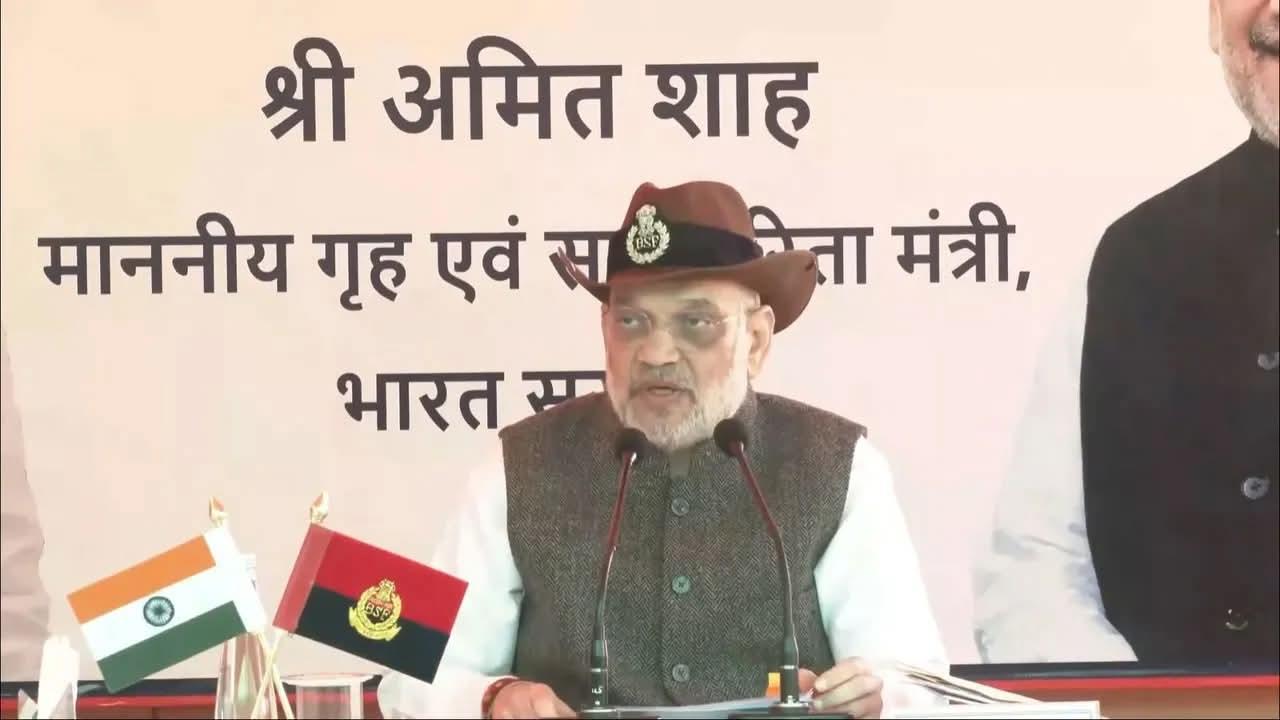 Amit Shah Hails BSF as "Finest Example of Duty"; Reviews J&K Security