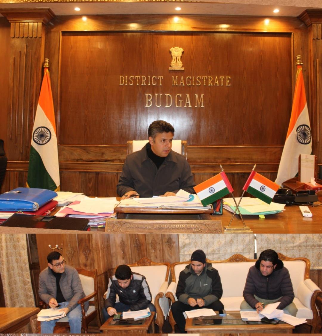 DC Budgam reviews developmental works across Municipal Committees of district