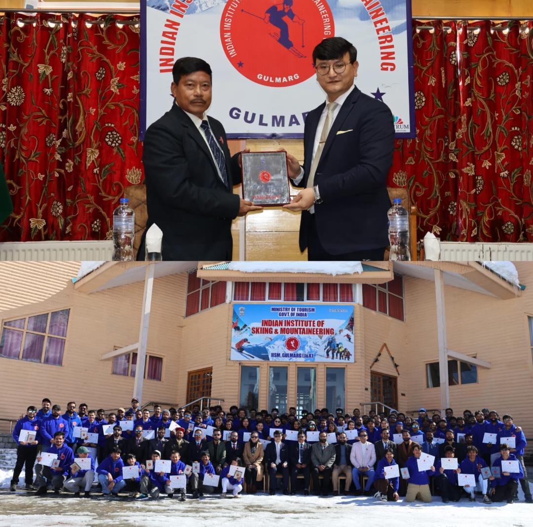 IISM Gulmarg Concludes Fourth 14-Day Skiing & Snowboarding Course; 101 Participants Graduate