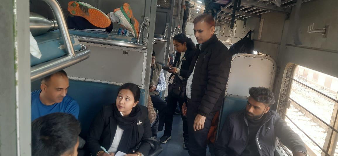 Ticket Checking Campaign Conducted in Jammu Division: At Your Service and Safety