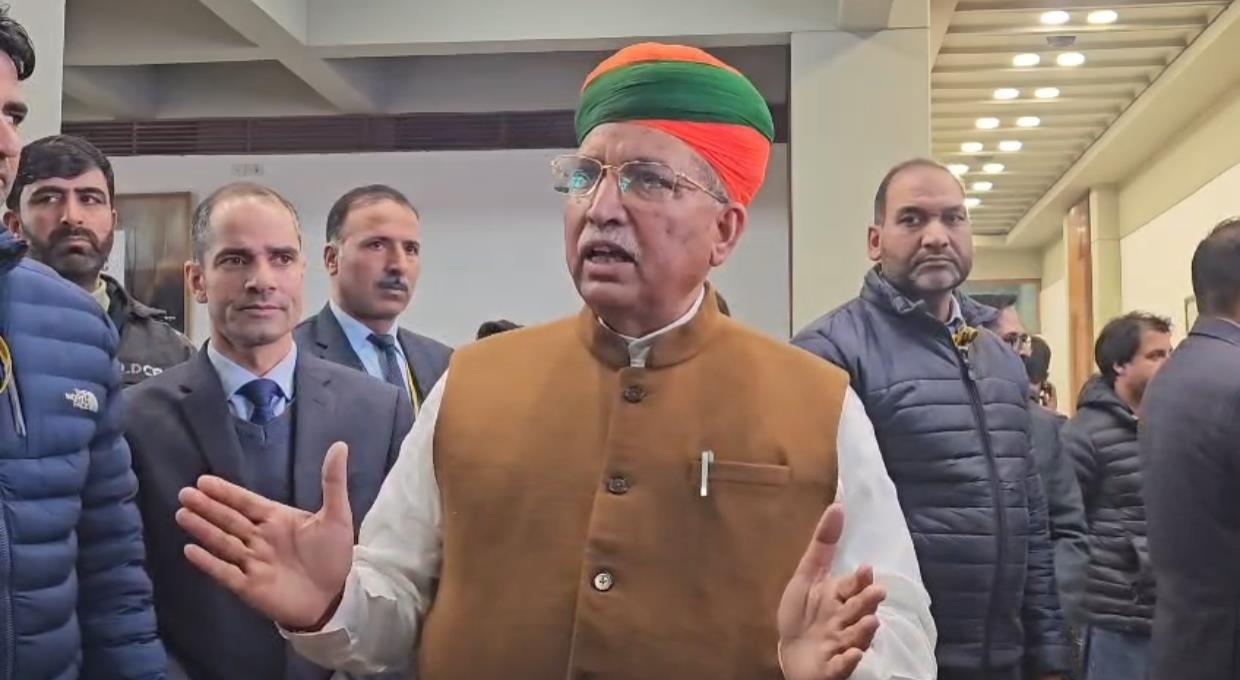 MoS Meghwal hints at early J&K statehood decision