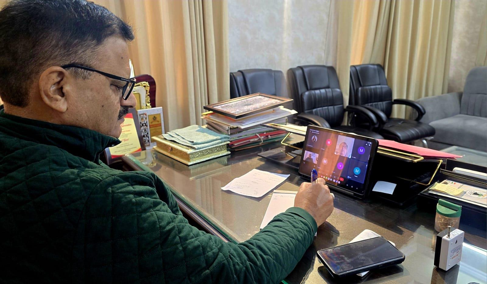 Javed Rana reviews ongoing works of Mendhar; stresses quality and timely completion