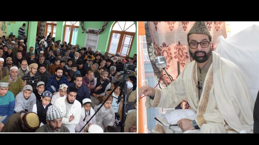 Mirwaiz Raises Concern Over Declining Social Conduct
