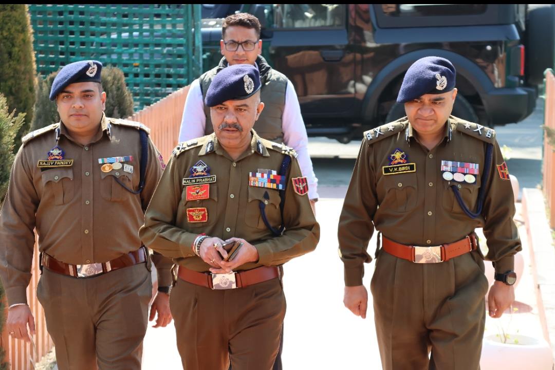 DGP Reviews Security in Budgam, Stresses Dismantling 'Terror Ecosystem'