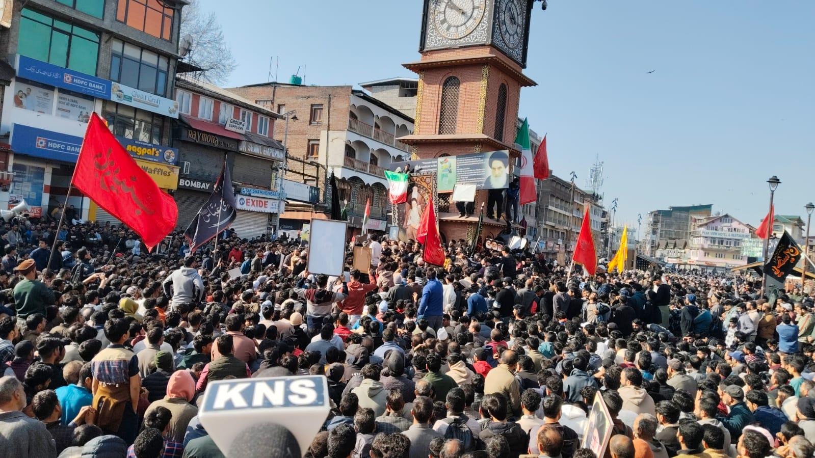 Protests held in J&K, Ladakh over Ayatollah Khamenei’s death