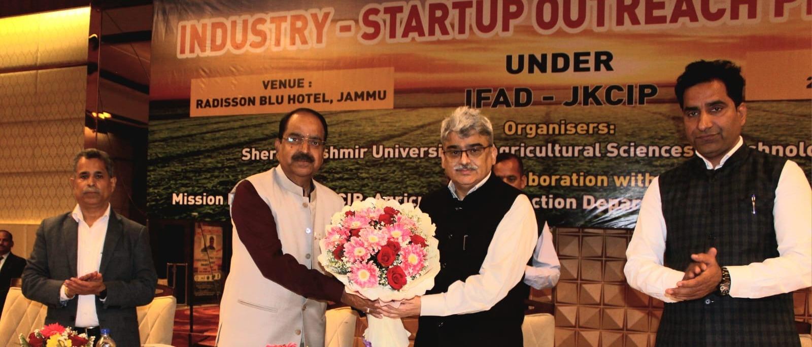Chief Secretary inaugurates SKUAST-J industry startup outreach programme under JKCIP
