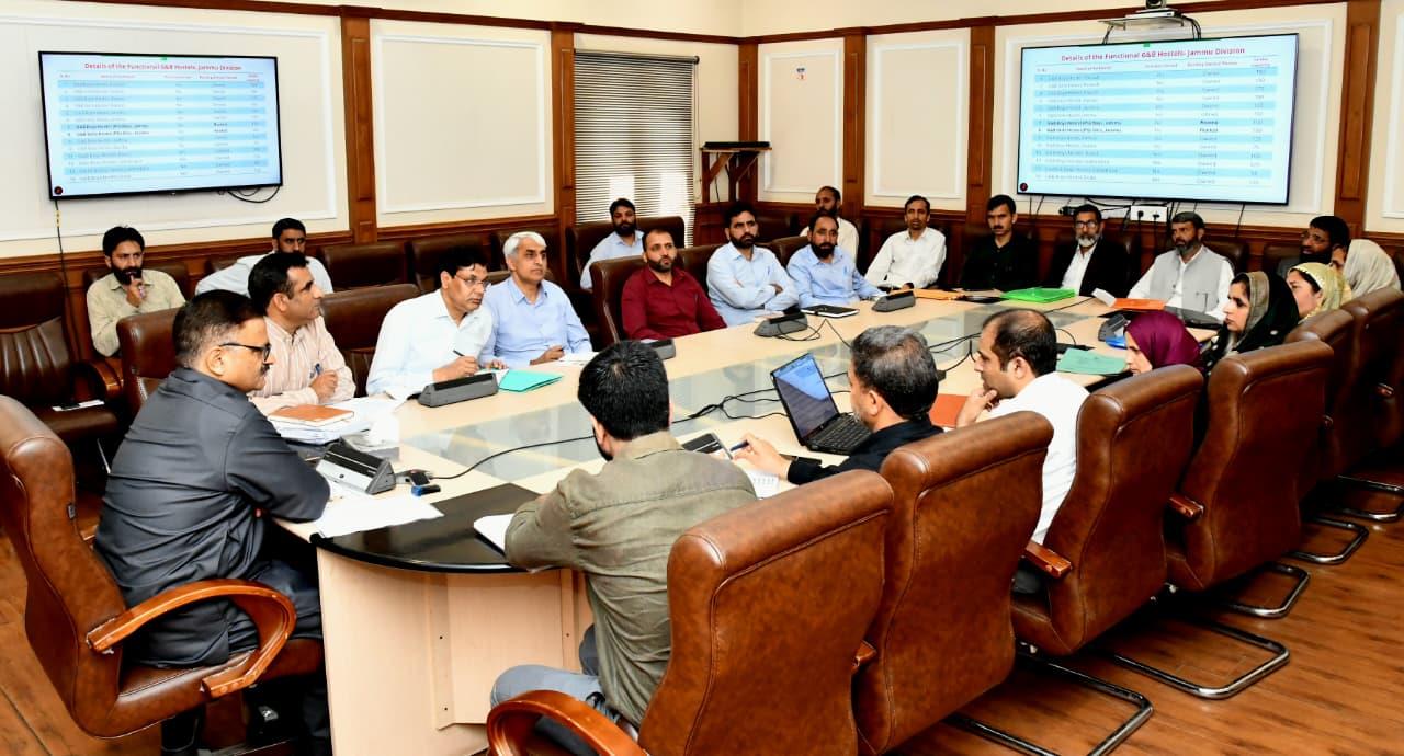 Javed Rana reviews functioning of Tribal Hostels in Jammu Division