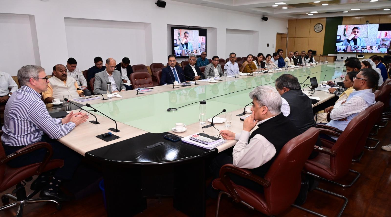 CM Omar Abdullah chairs preliminary meeting of Mission SKILL framework for J&K