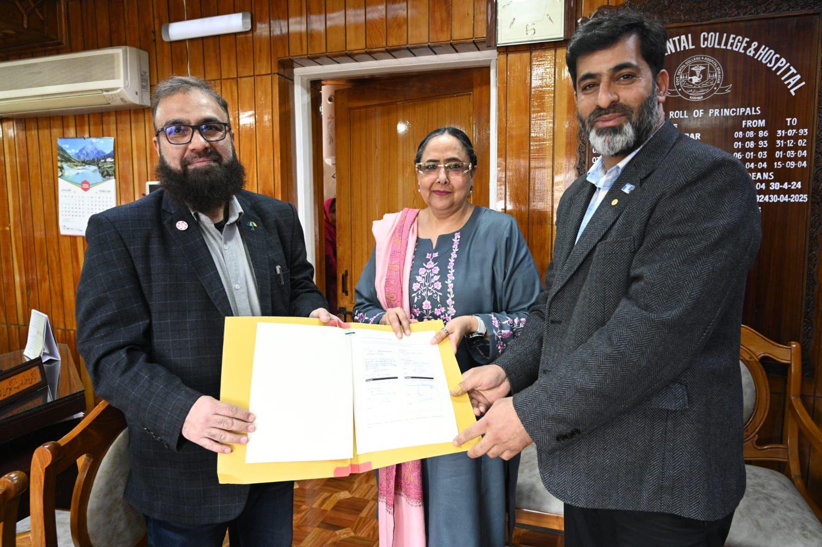 GDC Srinagar, GMC Srinagar Sign MoU to Upgrade Dental Health Centre at PHC Khaag on National Dentists’ Day