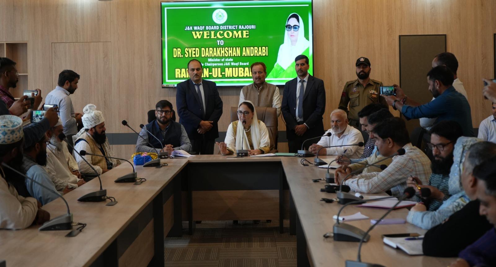 Dr Darakhshan Inaugurates High-Tech Conference Hall in Rajouri