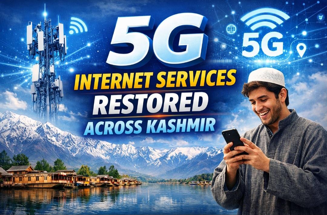 High-speed internet, prepaid mobile services restored across Kashmir