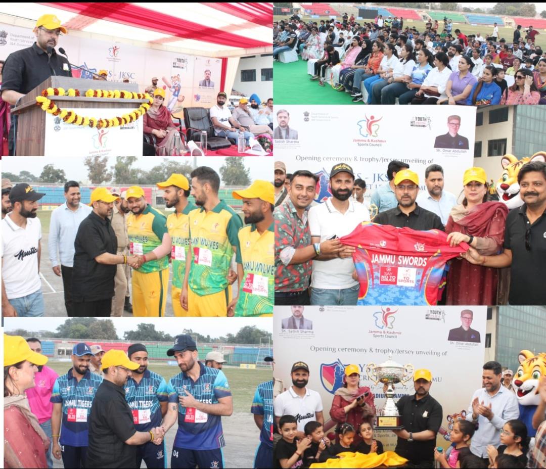Satish Sharma kicks off J&K Cricket League, bats for Statehood