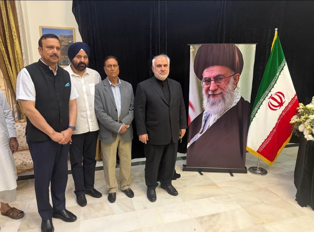 JKNC MPs Visit Iran Embassy, Condole Demise of Ayatollah Khamenei