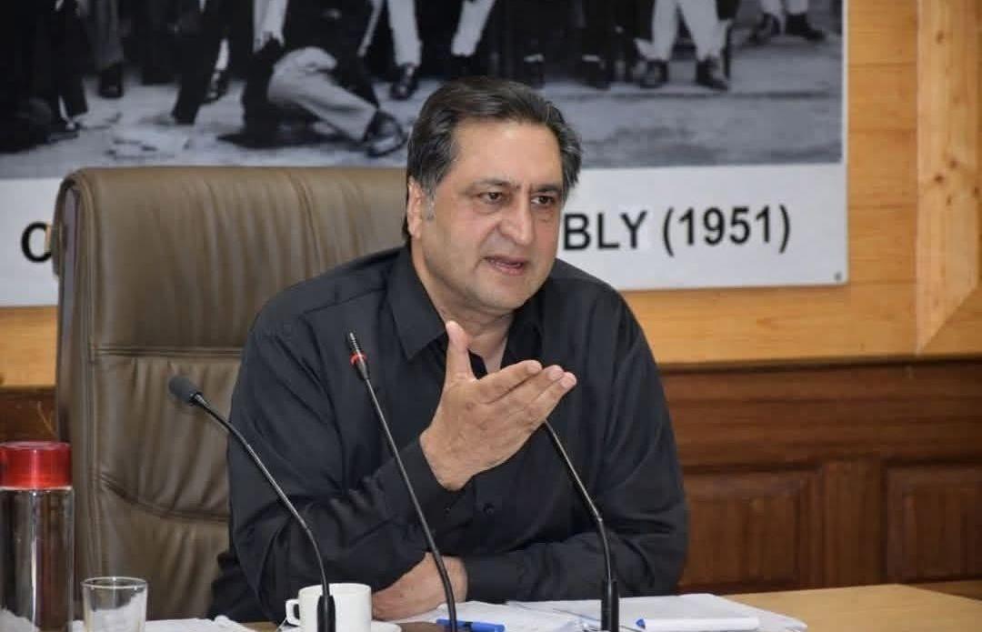 Sajad Lone voices concern over protesting Handwara PHE contractors' dues withheld since 2019