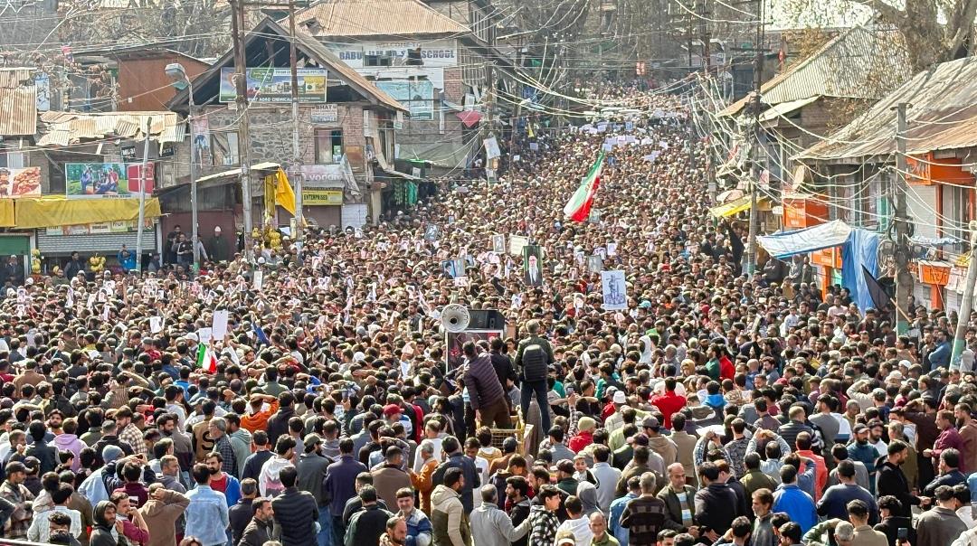 Largest Youm-e-Quds Rally Held in Budgam Under the Leadership of Aga Syed Hassan