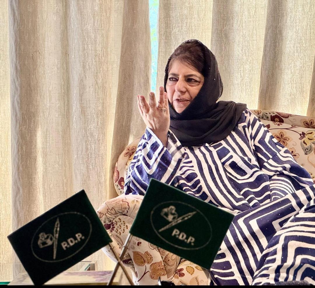 PDP Chief Mehbooba Mufti Reviews Party Affairs, Holds Talks with Senior Leaders