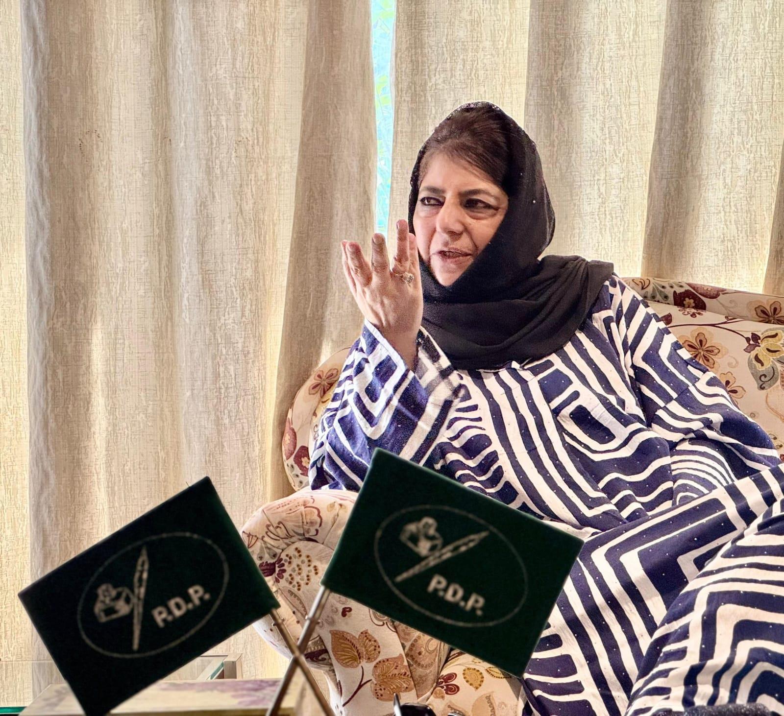 Kashmir-Iran historical link strong; India must stand with Teheran: Mehbooba Mufti