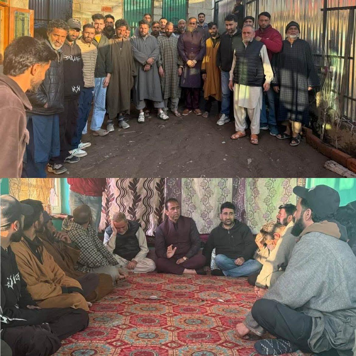Prominent Contractor Mushtaq Ahmad Tantrey Receives Warm Welcome in Bilal Colony, Guzarbal