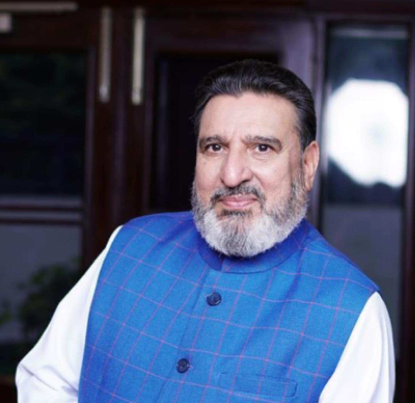 Apni Party chief greets people on Navratri