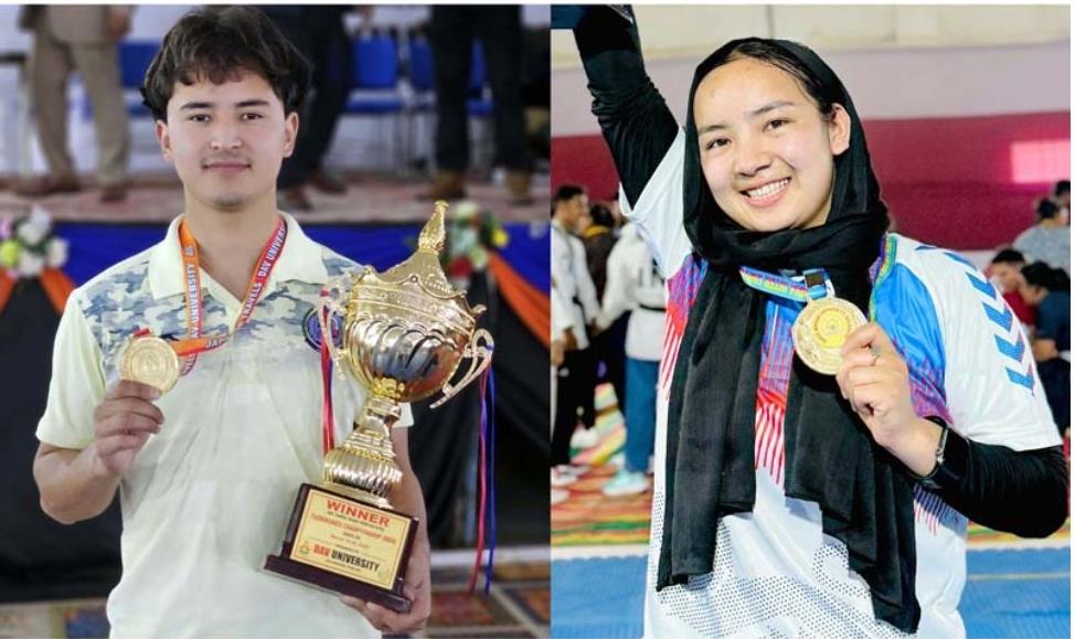 Eid Gift: Ladakh’s Shahnaz, Sonam Strike Gold at All India University Championships