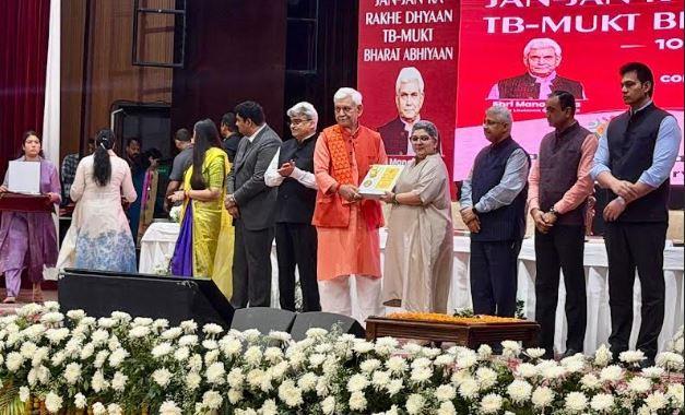 FICCI FLO JKL receives recognition from LG Manoj Sinha for TB eradication efforts