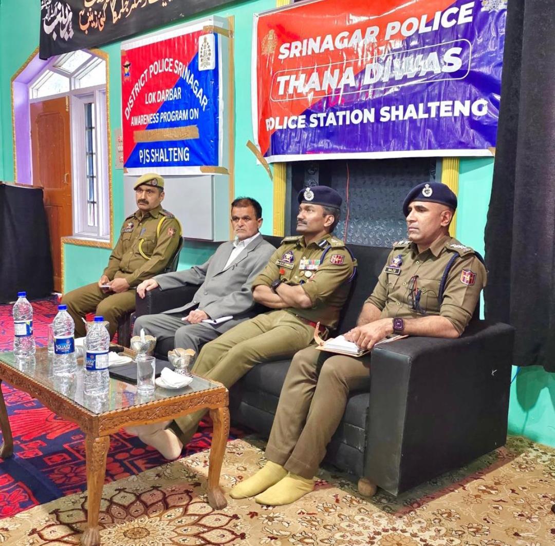 Srinagar Police Strengthens Public Outreach through Thana Diwas, Lok Darbars Across District