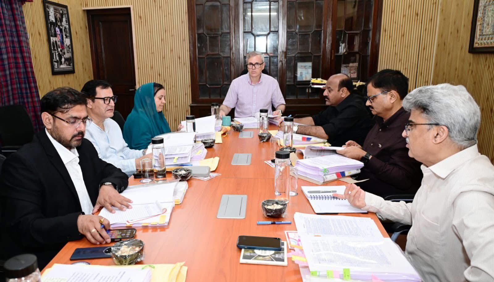 CM chairs Cabinet meet in Jammu, reviews development priorities