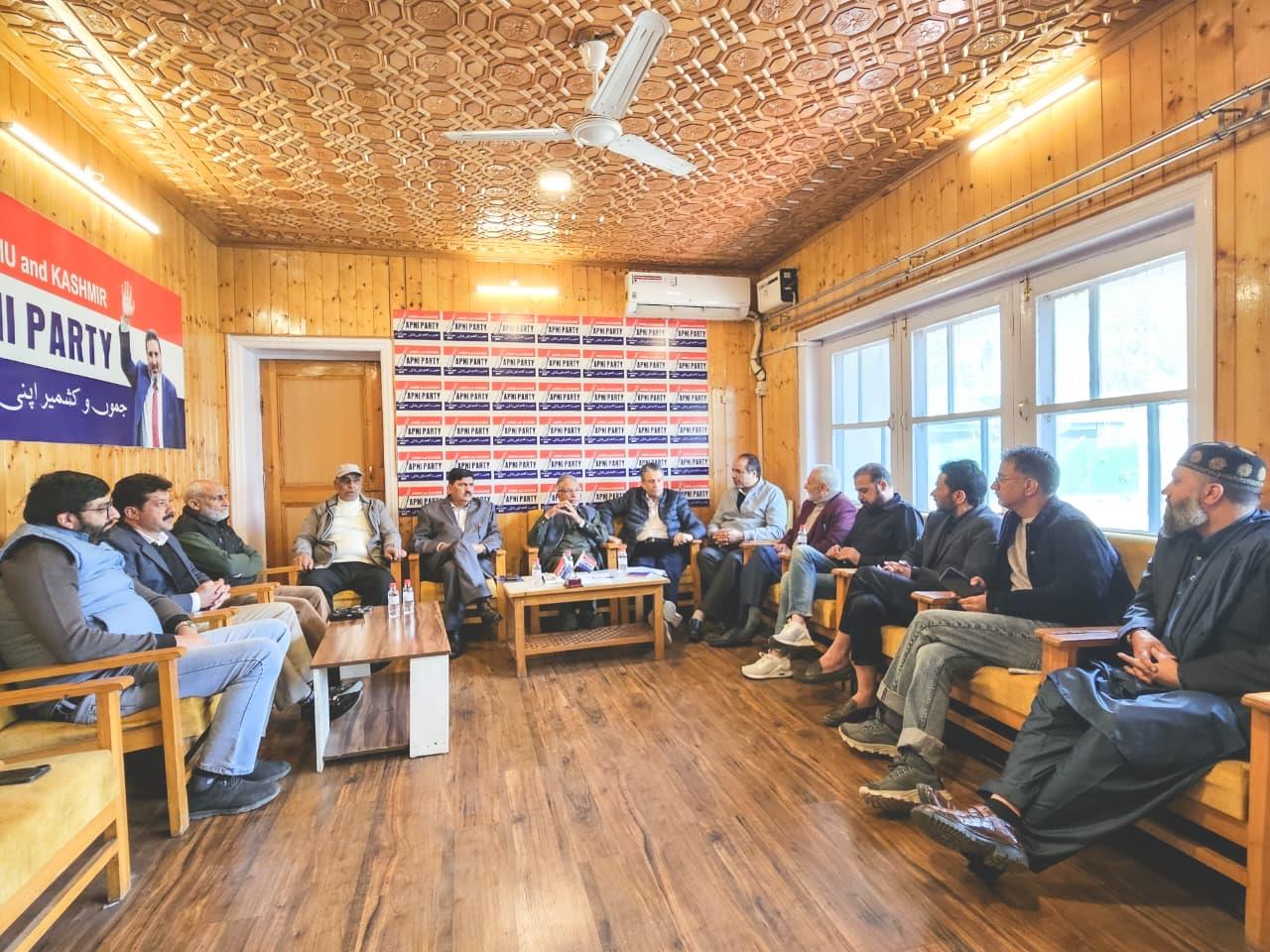 Apni Party holds crucial meeting to review preparations for organisational elections