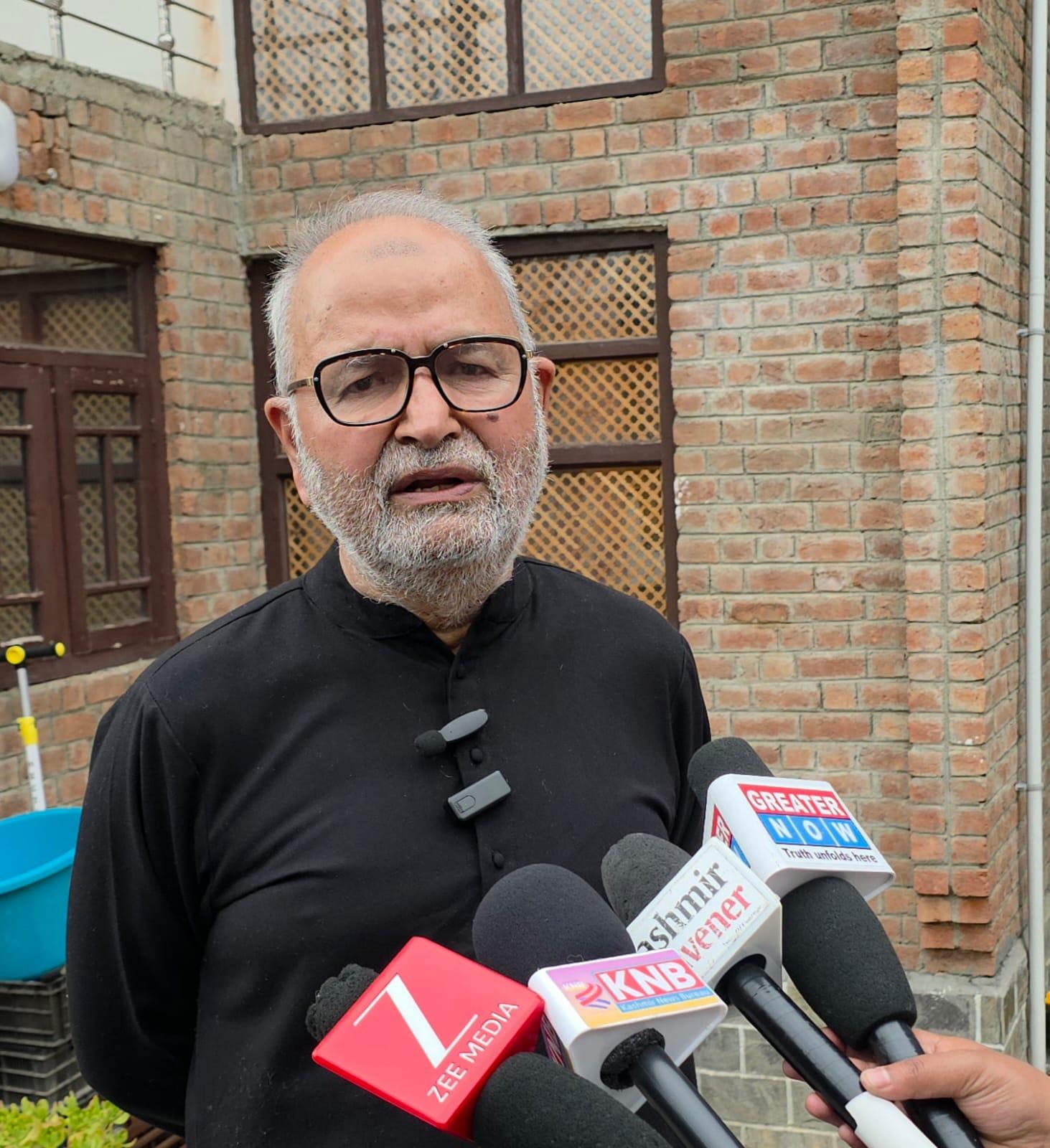 Naeem Akhtar flags ‘Crores’ spent, poor roads in Bandipora persist