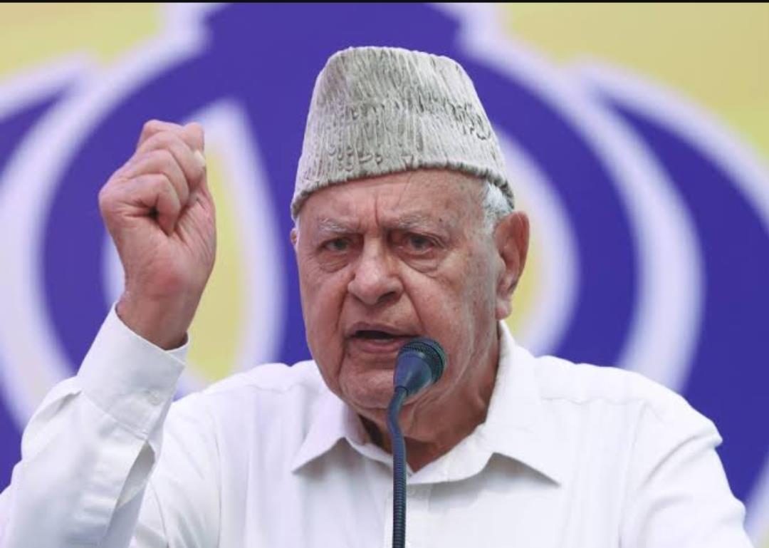 Dr. Farooq calls on GoI to join global efforts to end West Asia Conflict