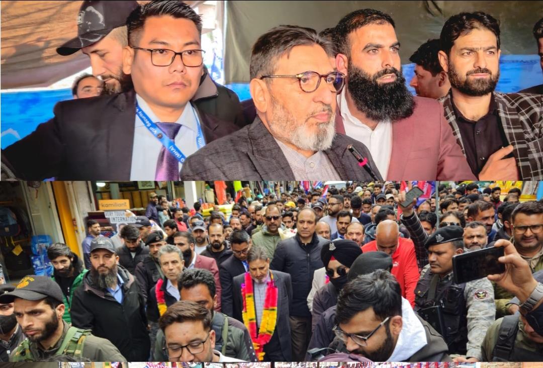 Apni Party Leaders Receive Warm Welcome at Maisuma Public Convention