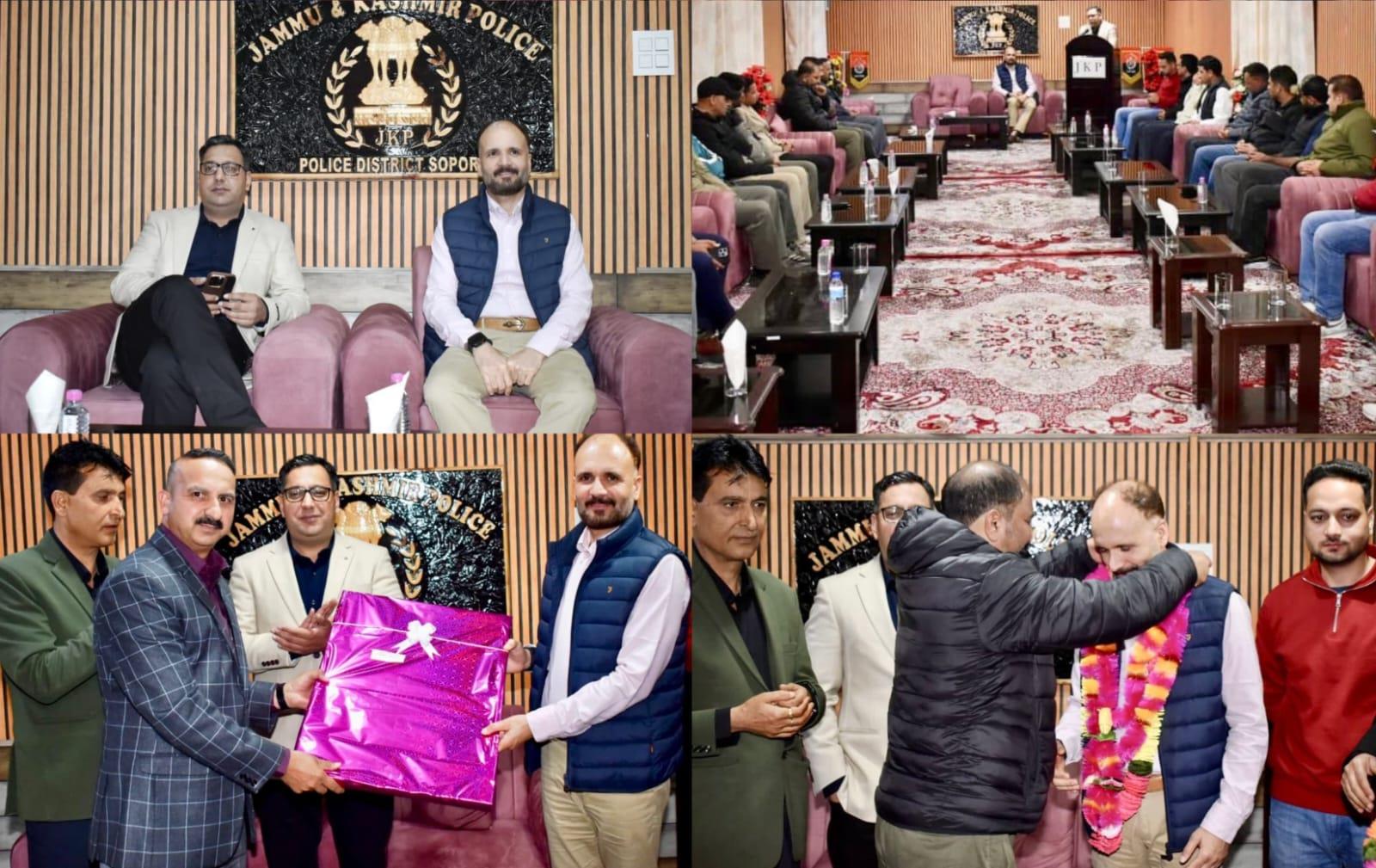 Addl SP Sopore given farewell on transfer