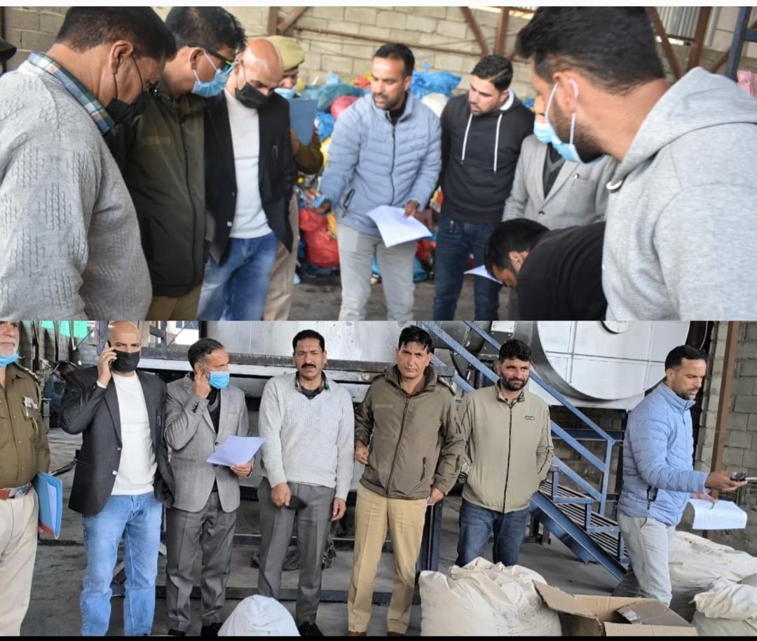 Sopore Police destroys seized narcotics worth crores in Pulwama incineration