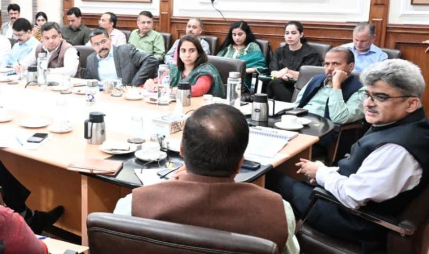 Chief Secy reviews BISAG-N supported e-Governance initiatives in J&K
