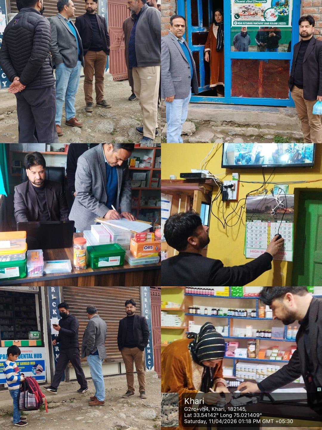 Drug Control Dept cracks whip in D.K. Marg, D.H. Pora; 2 firms shut, samples lifted